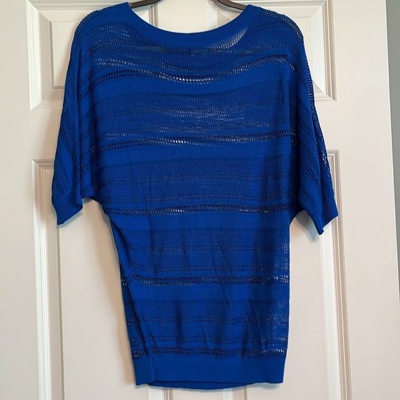 Royal Blue Dolman Sweater Excellent Condition - Picture 2 of 6